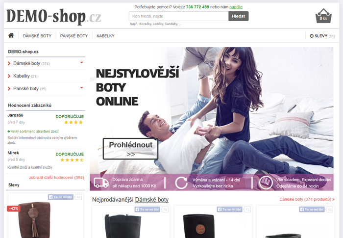 Vzor affiloshopu